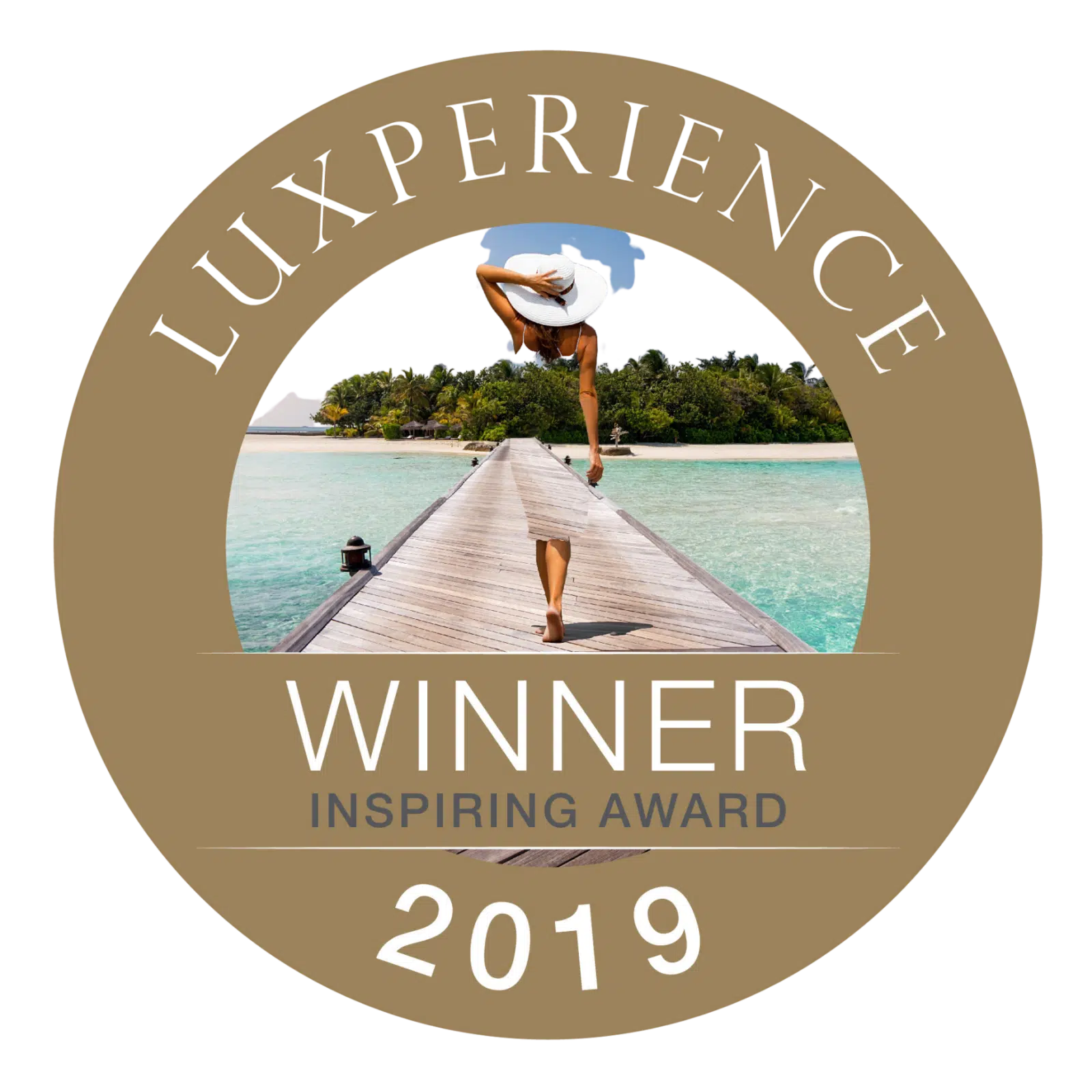 Luxperience 2019 winner badge